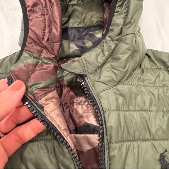 Ralph Lauren Baby Reversible Water Repellent Hooded Jacket - 18 Months - Picture 9 of 11